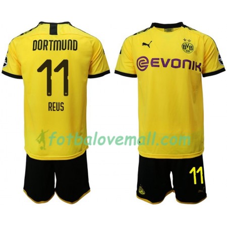 Levné Borussia Dortmund Reus 11 Dětské Domácí Fotbalové dresy 2019/20 Krátký Rukáv